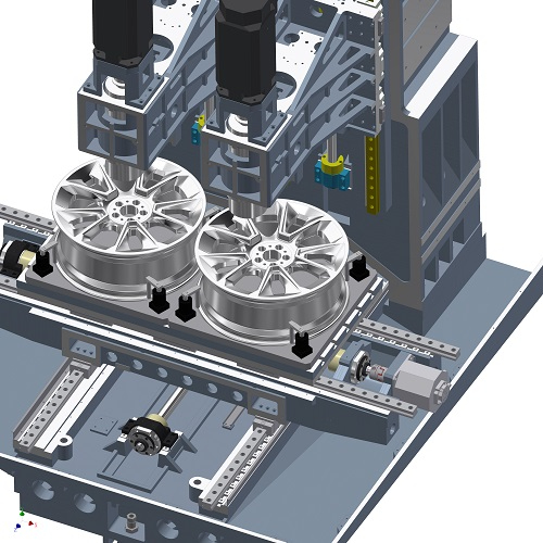 雙休心T輪轂專用機的加工效果如何？